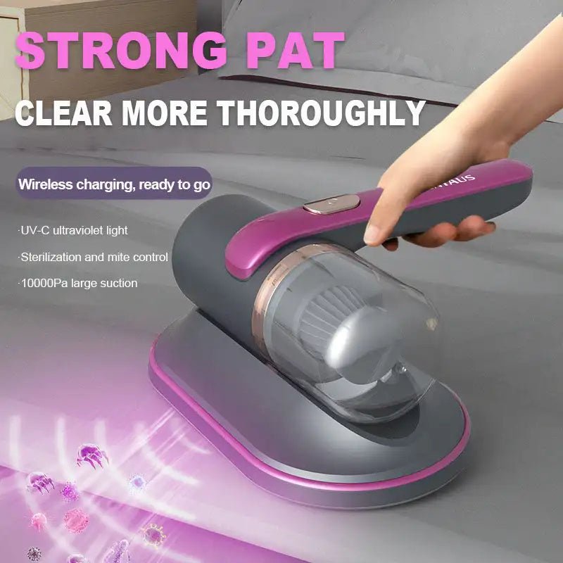 Aspirateur électrique anti - acariens UV, appareil anti - acariens pour matelas, canapé, oreillers, mini aspirateur étanche - Ma boutique